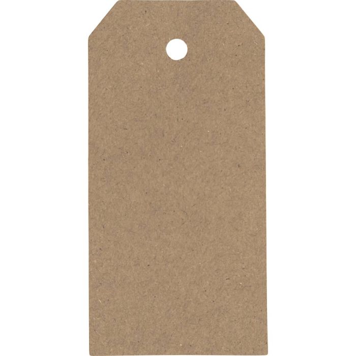 Manila-Anhänger, Größe 5x10 cm, 250 g, Natur, 20 Stk/ 1 Pck