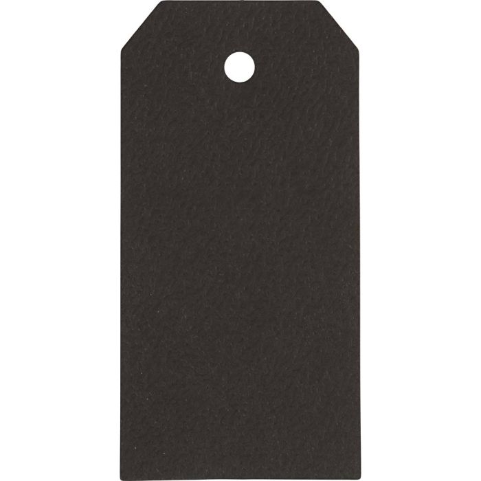 Manila-Anhänger, Größe 5x10 cm, 250 g, Schwarz, 20 Stk/ 1 Pck