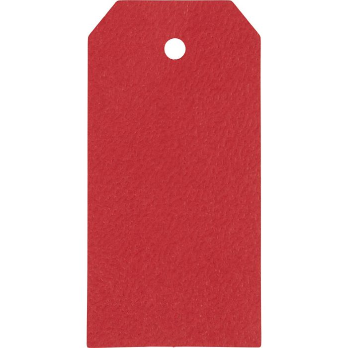 Manila-Anhänger, Größe 5x10 cm, 250 g, Rot, 20 Stk/ 1 Pck
