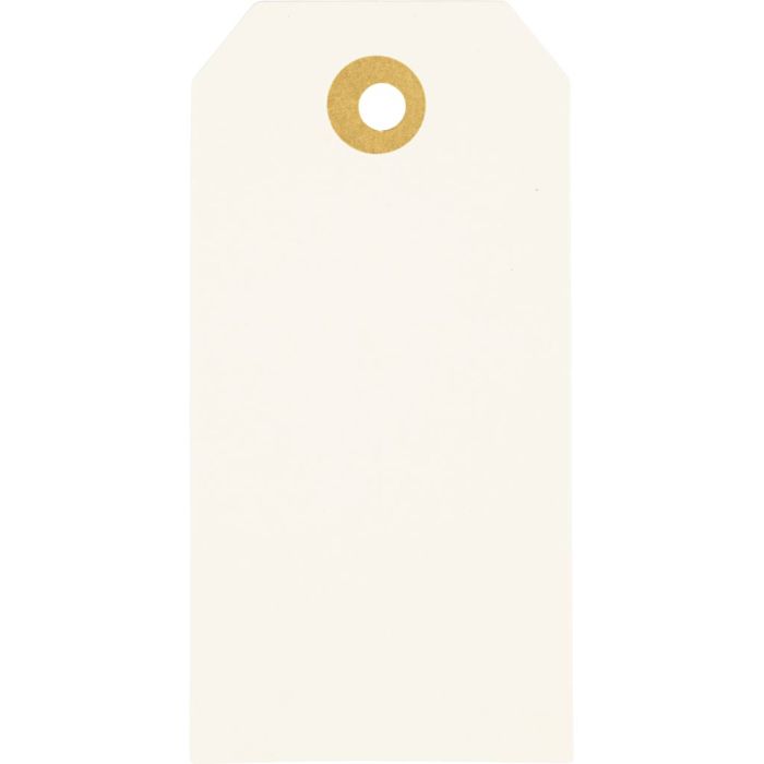 Manila-Anhänger, Größe 5x10 cm, 250 g, Creme, 20 Stk/ 1 Pck