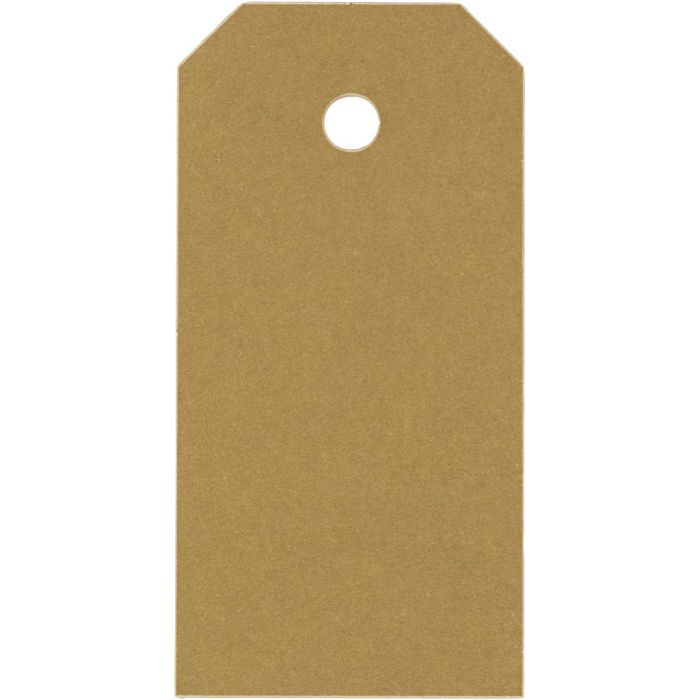Manila-Anhänger, Größe 4x8 cm, 250 g, Gold, 1000 Stk/ 1 Pck