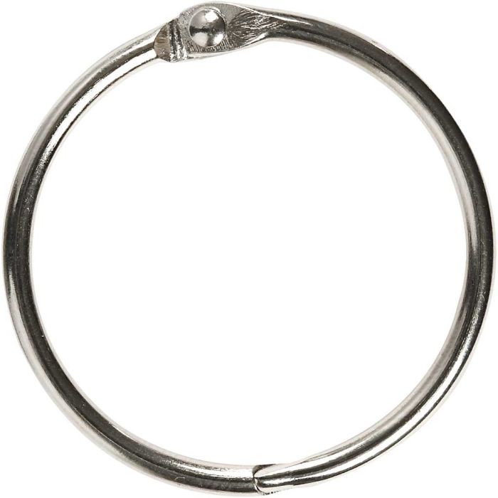 Binderinge, D 38 mm, Dicke 3 mm, 8 Stk/ 1 Pck