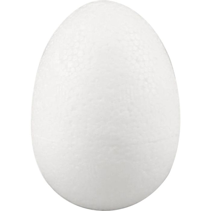 Styropor-Eier, H 7 cm, Weiß, 50 Stk/ 1 Pck