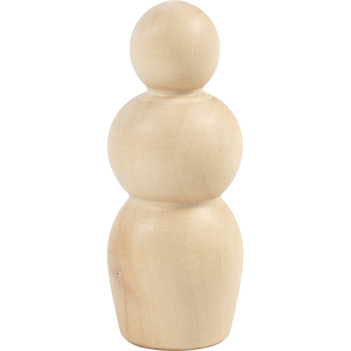 Holzfigurenkörper, Sanduhr-Form, H 7,5 cm, 5 Stk/ 1 Pck