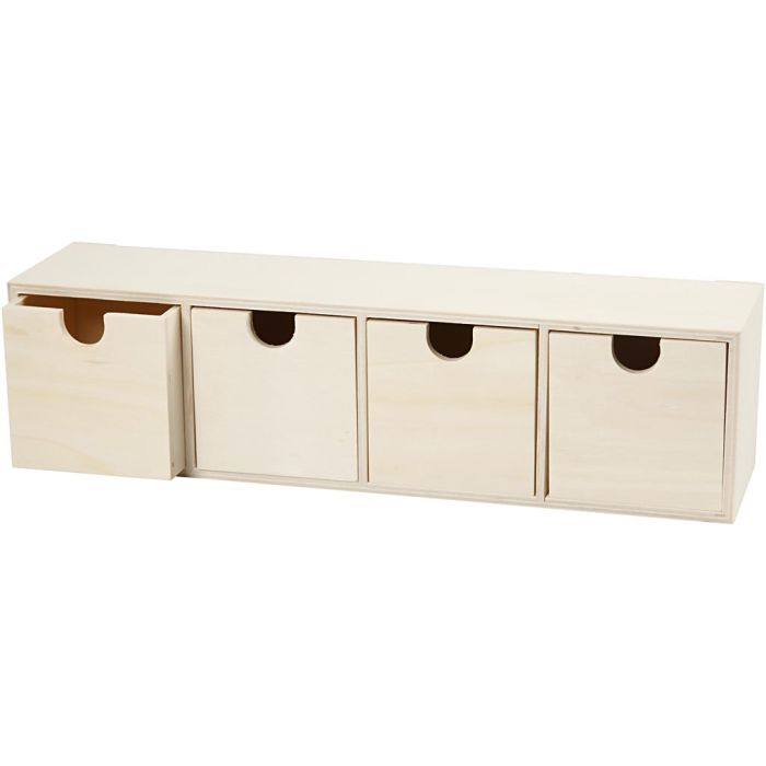 Schubladenbox, Größe 9,2x34,7 cm, 1 Stk