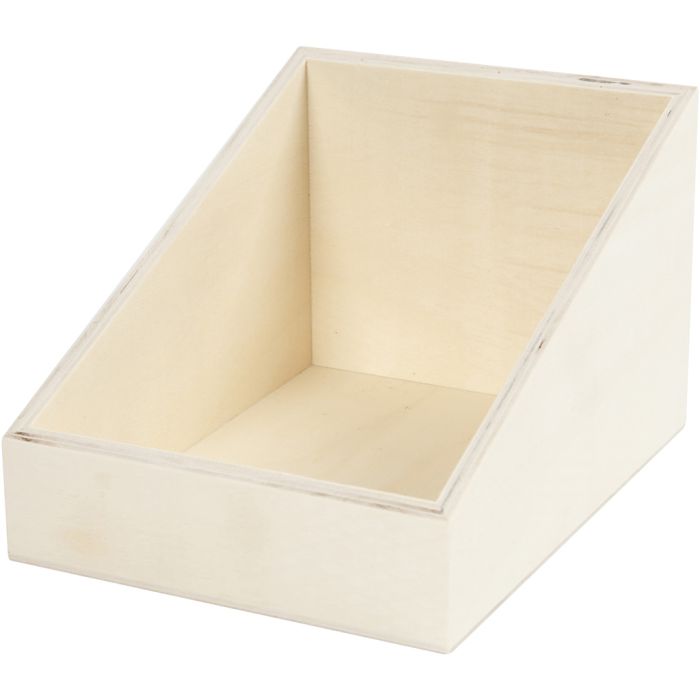 Displaykiste, H 12 (4) cm, T 19,5 cm, B 15 cm, 1 Stk