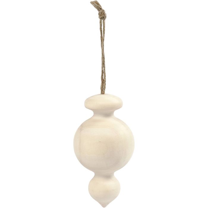 Christbaumkugel, H 7,5 cm, D 4 cm, 1 Stk