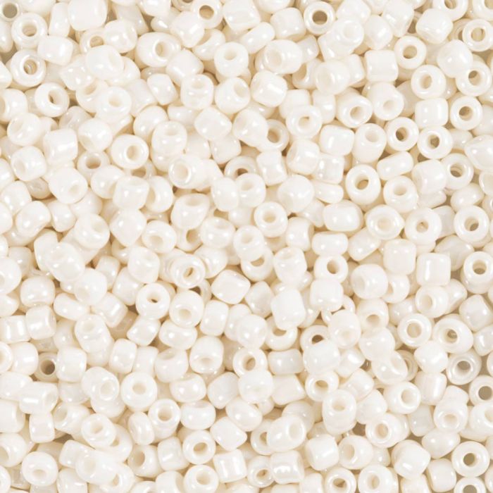 Rocaille-Perlen, Nr. 8/0, D 3 mm, Lochgröße 0,6-1,0 mm, matt frozen, Rosa, 25 g/ 1 Pck