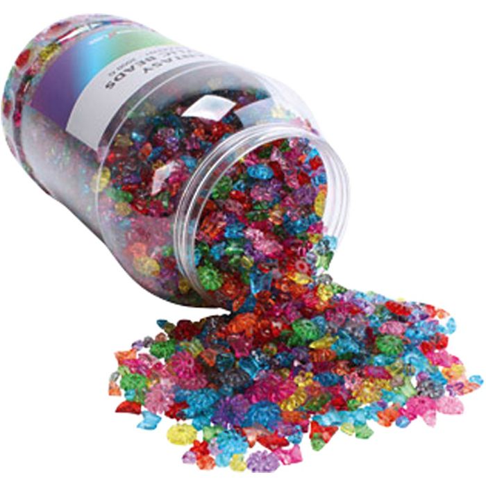 Kunststoffperlen, Sortierte Farben, 3000 g/ 1 Pck
