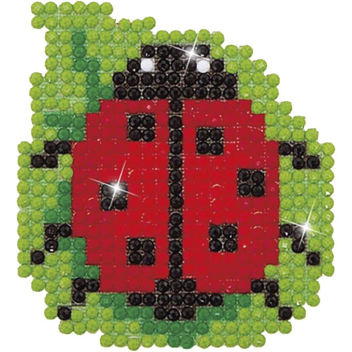 Diamand Dotz, Marienkäfer, Größe 7,6x7,6 cm, 1 Pck