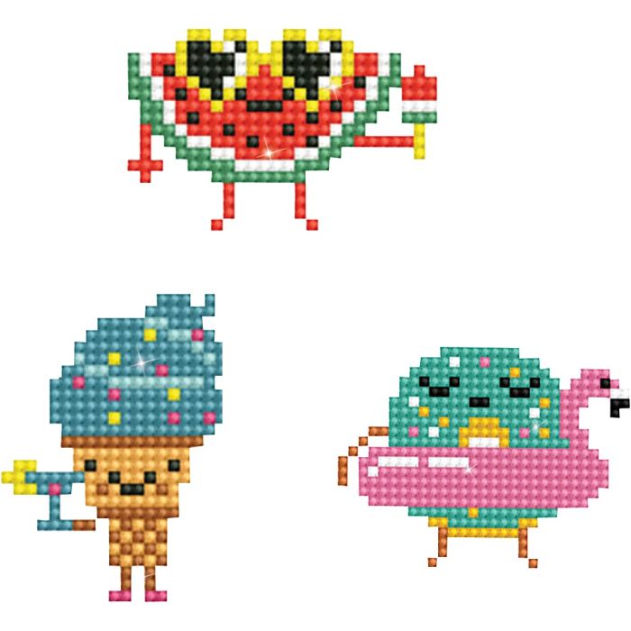 Diamond Dotz, Emojis, Größe 18x10 cm, 1 Pck