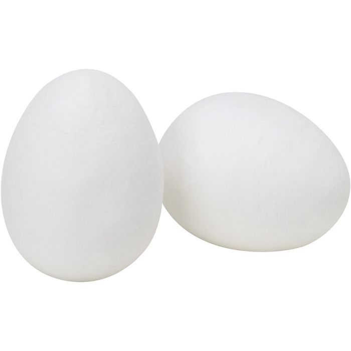 Eier, Größe 30 mm, Weiß, 100 Stk/ 1 Pck