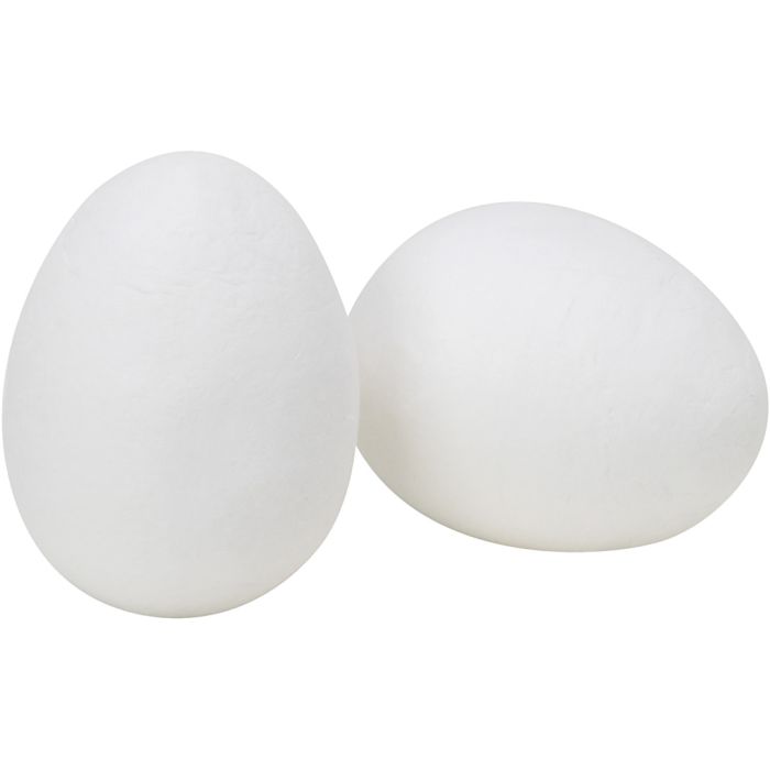 Eier, Größe 40 mm, Weiß, 100 Stk/ 1 Pck
