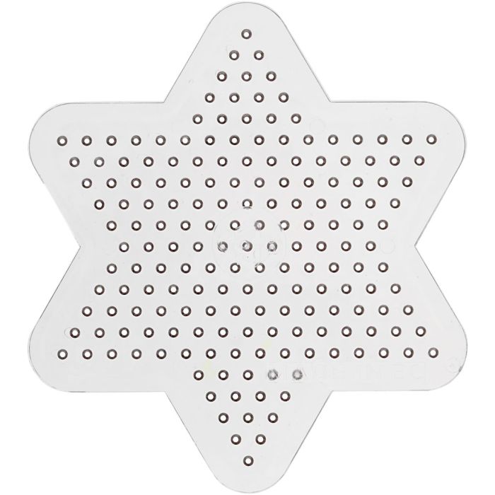 Steckplatten, kleiner Stern, D 10 cm, medium, 10 Stk/ 1 Pck