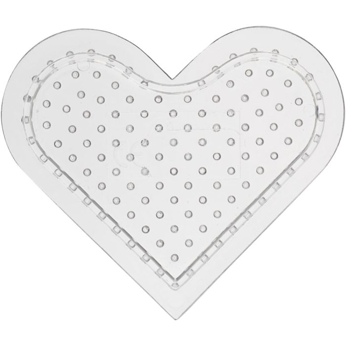 Steckplatten, kleines Herz, Größe 7 cm, medium, 10 Stk/ 1 Pck