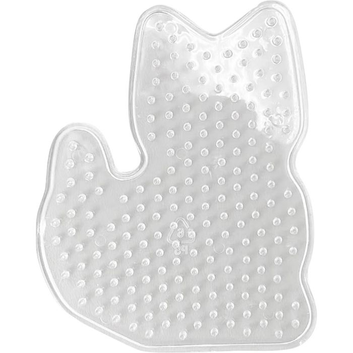 Steckplatte, H 10 cm, B 8 cm, medium, Transparent, 1 Stk