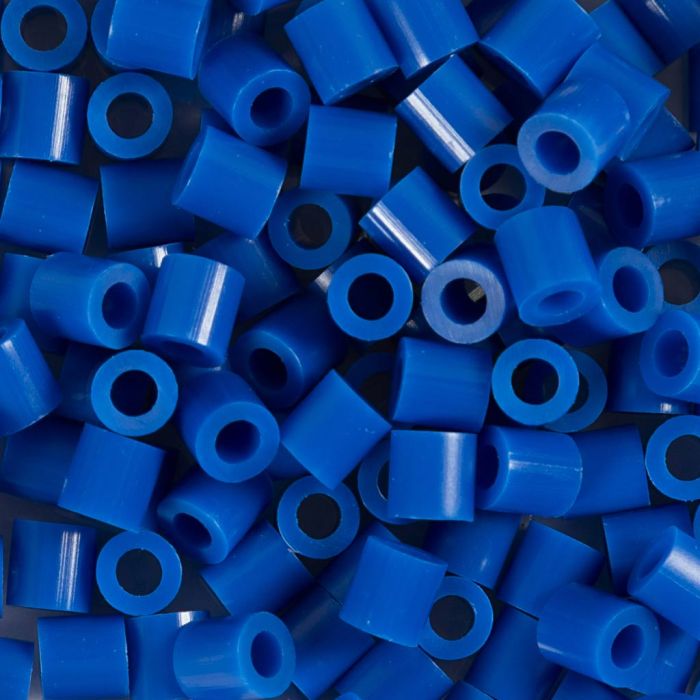 Fotoperlen, Größe 5x5 mm, Lochgröße 2,5 mm, medium, Dunkelblau (37), 6000 Stk/ 1 Pck
