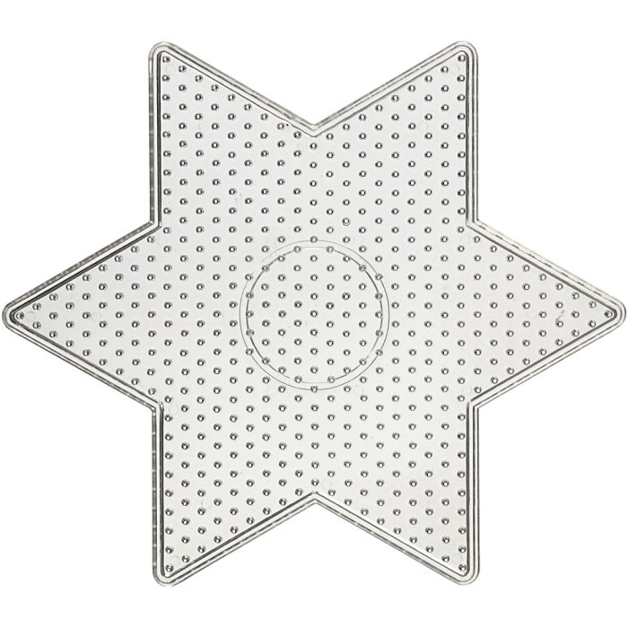 Steckplatten, großer Stern, Größe 15x15 cm, medium, 10 Stk/ 1 Pck