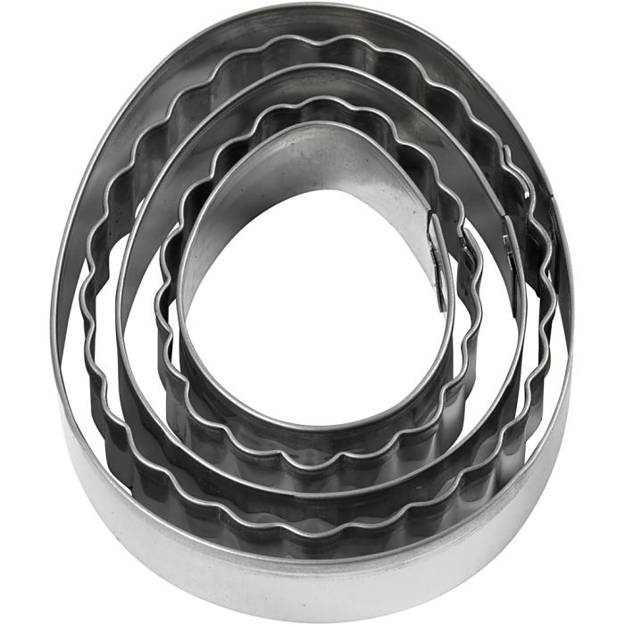 Ausstechformen, Ei, Größe 8 cm, 5 Stk/ 1 Pck