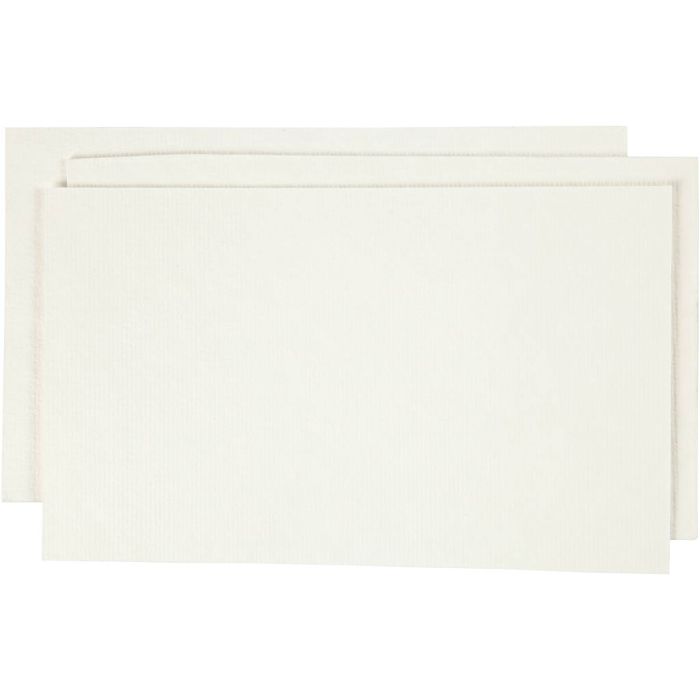 Papierpulpe/Zellulose, Blatt 20x12 cm, Naturweiß, 100 g/ 1 Pck