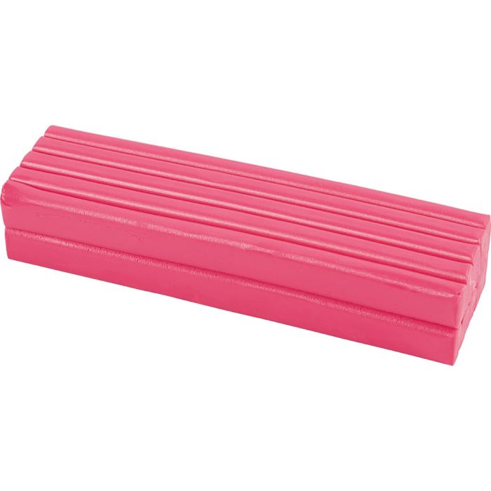 Knetmasse, Größe 13x6x4 cm, Neonpink, 500 g/ 1 Pck