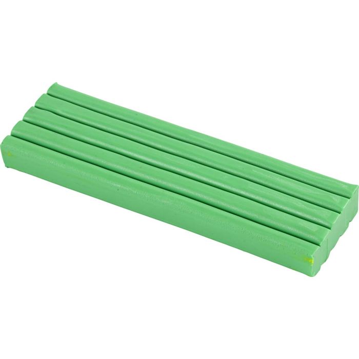 Knetmasse, Größe 13x6x4 cm, Blattgrün, 500 g/ 1 Pck