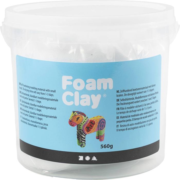 Foam Clay® , Weiß, 560 g/ 1 Eimer