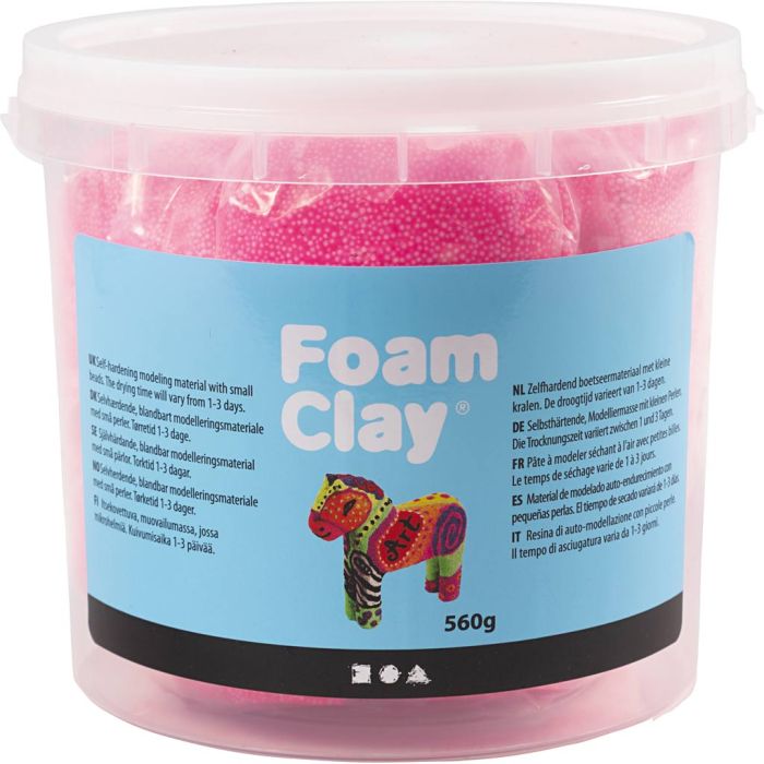 Foam Clay® , Pink, 560 g/ 1 Eimer