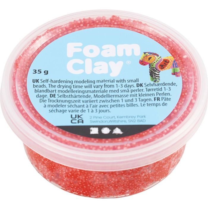 Foam Clay® , Rot, 35 g/ 1 Dose