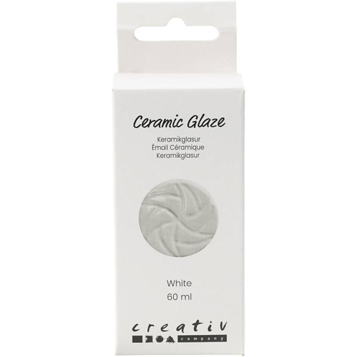 Keramikkglasur, 984-1101 °C, Deckend, white, 60 ml/ 1 Dose