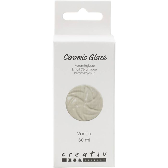 Keramikkglasur, 984-1101 °C, Deckend, vanilla, 60 ml/ 1 Dose