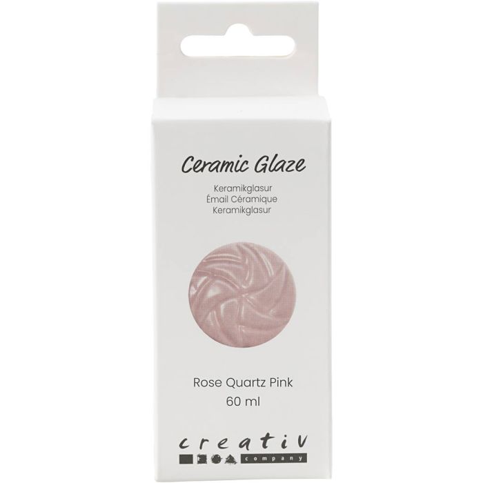 Keramikkglasur, 984-1101 °C, Deckend, Rose, 60 ml/ 1 Dose