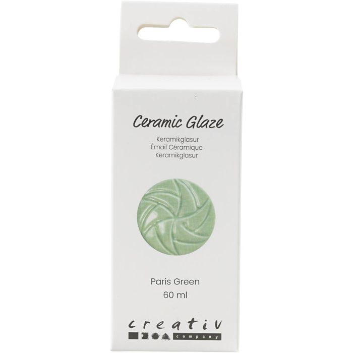 Keramikkglasur, 984-1101 °C, Deckend, Paris Green, 60 ml/ 1 Dose