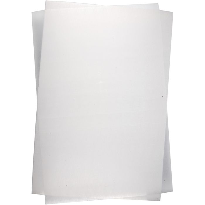 Schrumpffolie, Blatt 20x30 cm, Dicke 0,3 mm, Matt transparent, 100 Bl./ 1 Pck