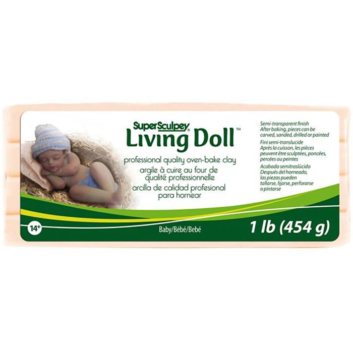 Super Sculpey, Beige, 454 g/ 1 Pck