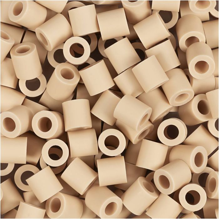 NABBI BioBeads, Größe 5x5 mm, Lochgröße 2,5 mm, medium, Creme, 1000 Stk/ 1 Pck