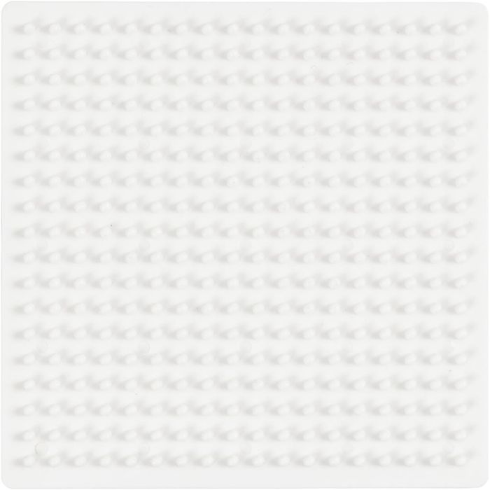 NABBI BioBeads Steckplatte, Quadrat, Größe 9,5x9,5 cm, medium, 1 Stk