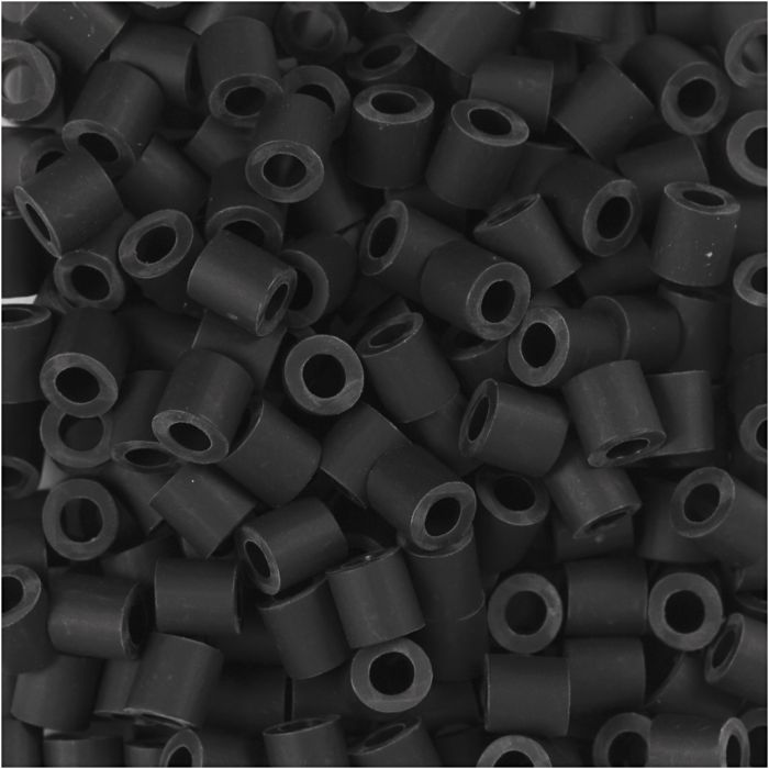 NABBI BioBeads, Größe 5x5 mm, Lochgröße 2,5 mm, medium, Schwarz, 3000 Stk/ 1 Pck
