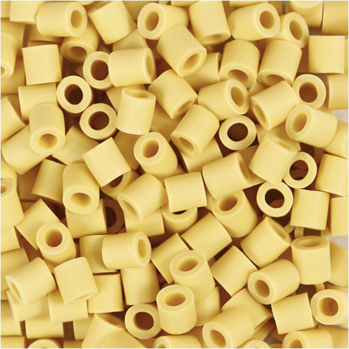 NABBI BioBeads, Größe 5x5 mm, Lochgröße 2,5 mm, medium, Gelb, 1000 Stk/ 1 Pck