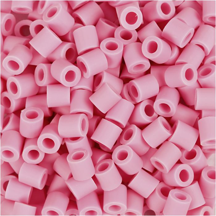 NABBI BioBeads, Größe 5x5 mm, Lochgröße 2,5 mm, medium, Rosa, 3000 Stk/ 1 Pck