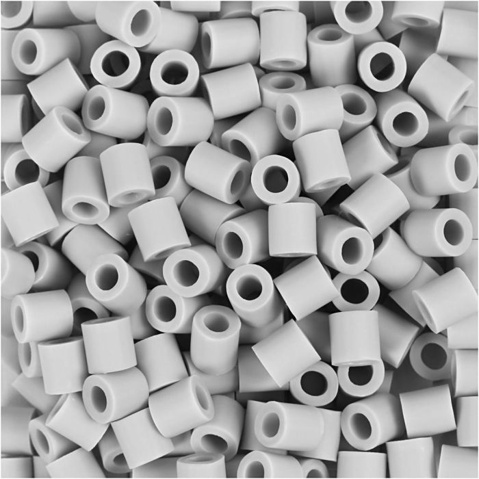 NABBI BioBeads, Größe 5x5 mm, Lochgröße 2,5 mm, medium, Grau, 1000 Stk/ 1 Pck