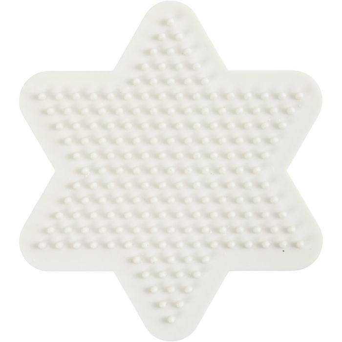 NABBI BioBeads Steckplatte, Stern, Größe 9,8x9,8 cm, medium, 1 Stk