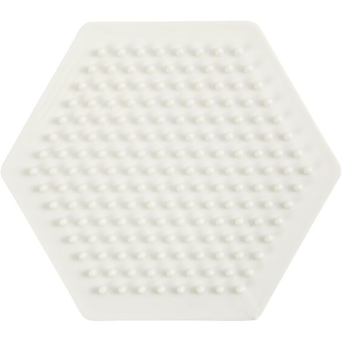 NABBI BioBeads Steckplatte, Sechseckig, Größe 8,5x8,5 cm, medium, 1 Stk