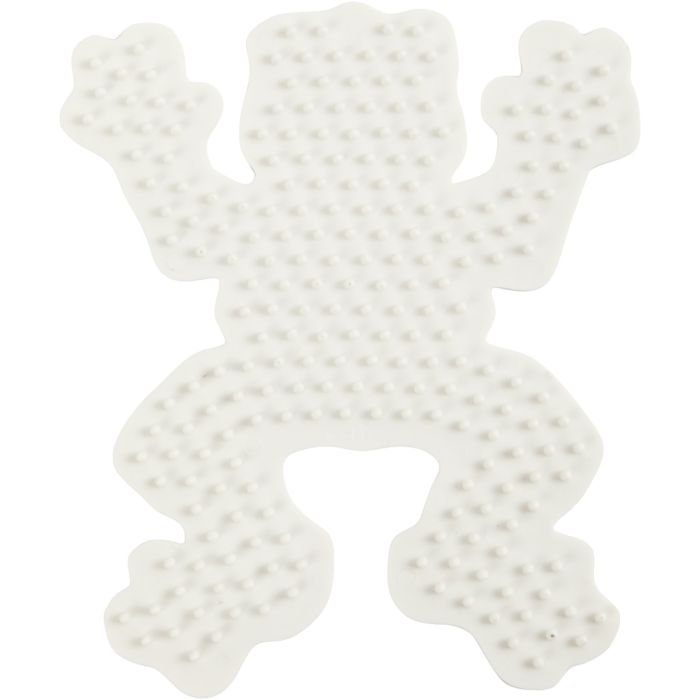 NABBI BioBeads Steckplatte, Frosch, Größe 10x12 cm, medium, 1 Stk