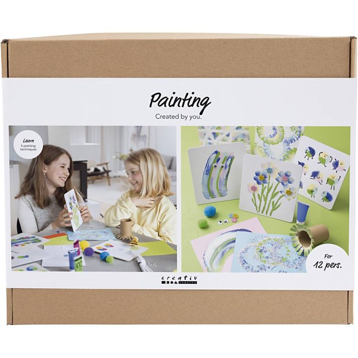 Gruppen-Kreativset Malen, Sortierte Farben, 1 Pck