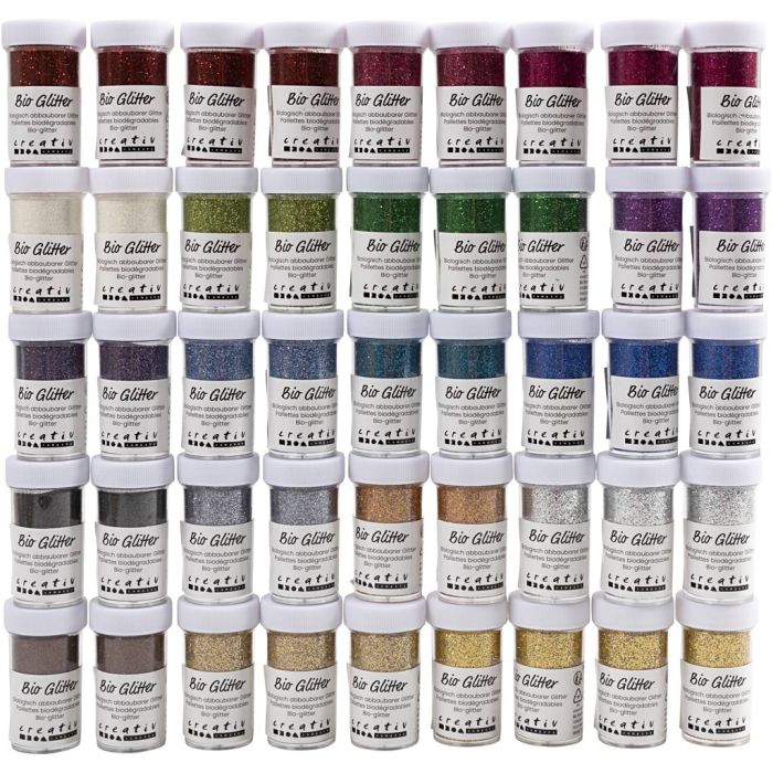 Bio Sparkles, Sortierte Farben, 46x27 ml/ 1 Pck
