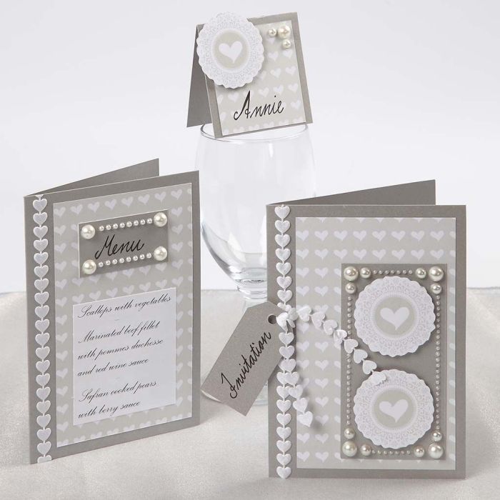 Hochzeitskarte mit Skagen-Papier