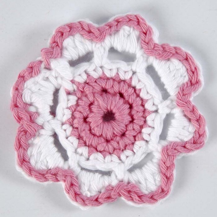 Gehäkelte Blume