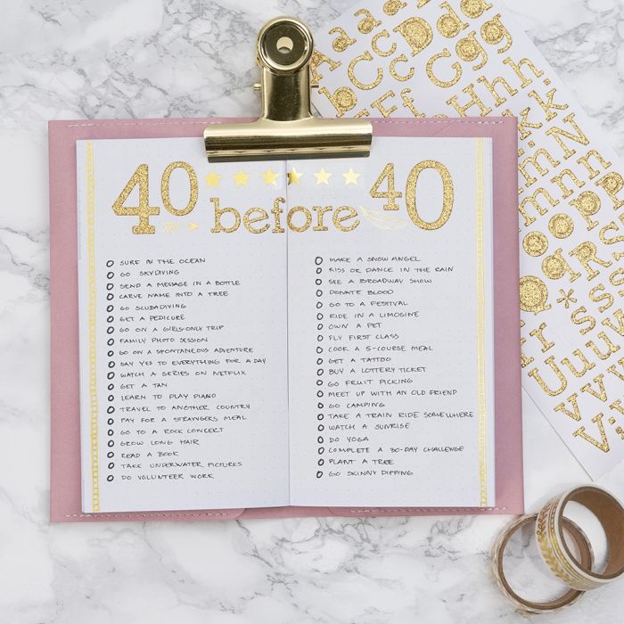 'Bucket List' für Bullet Journal oder Kalender
