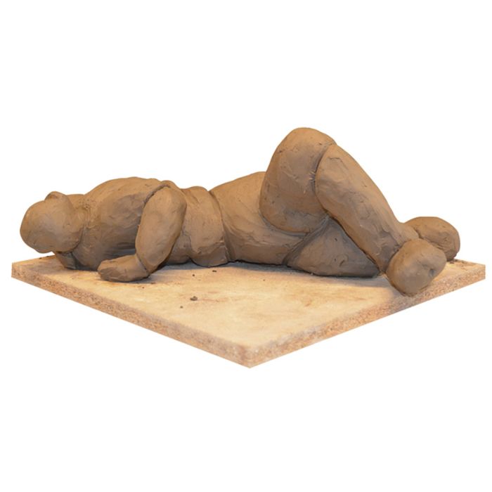 Kurvige Figur aus Ton